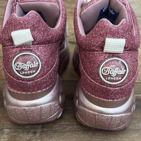 Buffalo LONDON Pink Sparkle Platforms -Never Worn - Picture 8 of 13